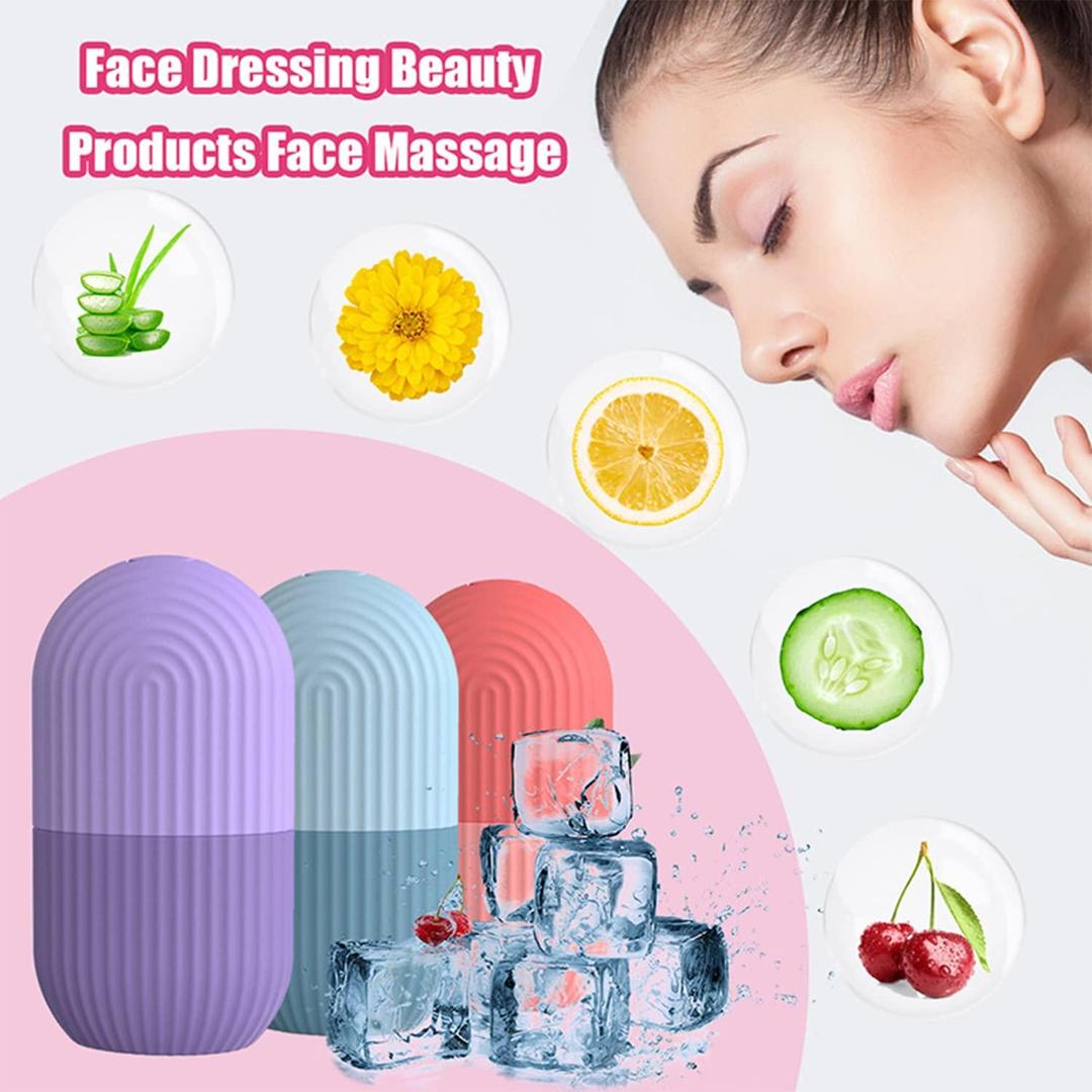 Premium Silicone Ice Roller for Acne & Dry Skin
