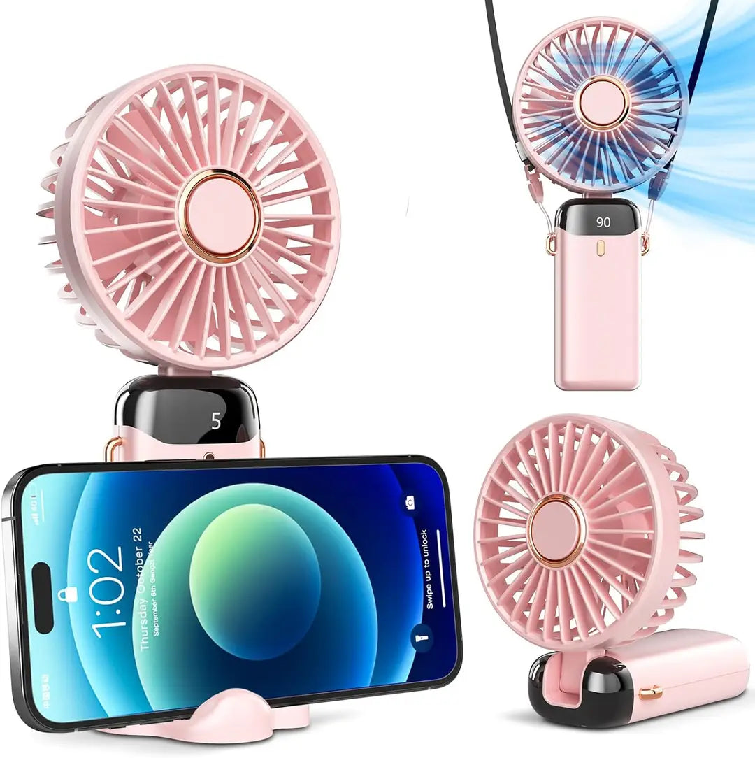 Portable Rechargeable Neck Fan