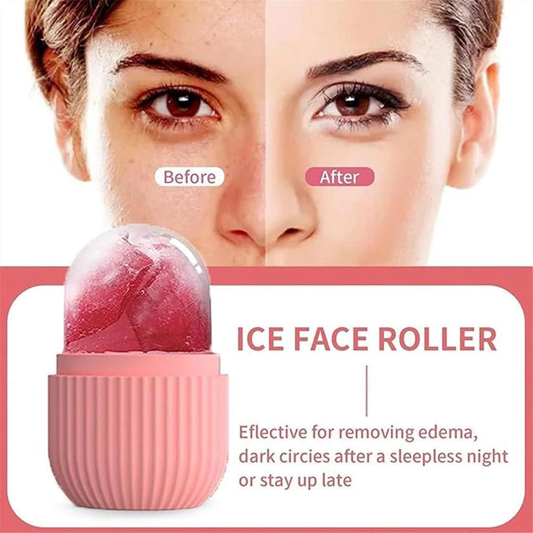 Premium Silicone Ice Roller for Acne & Dry Skin