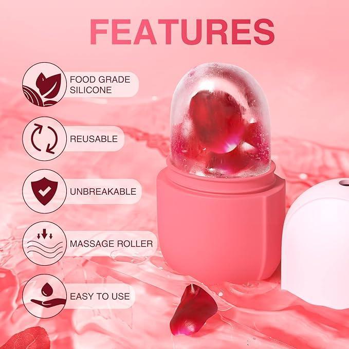 Premium Silicone Ice Roller for Acne & Dry Skin
