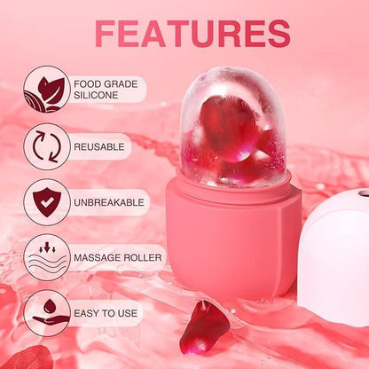 Premium Silicone Ice Roller for Acne & Dry Skin