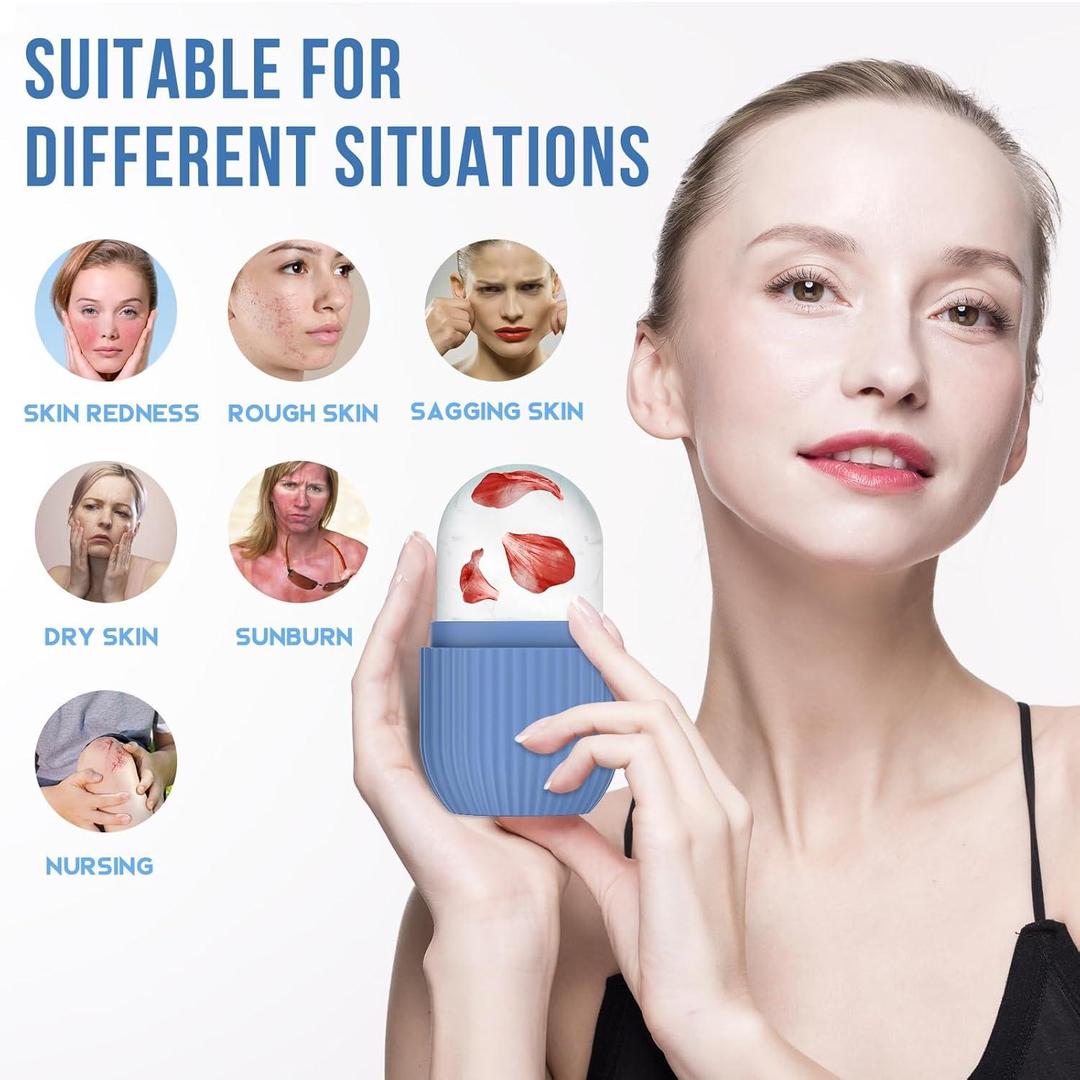 Premium Silicone Ice Roller for Acne & Dry Skin